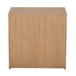 Radcliff Side Table, White Oak Veneer - 24x16x24-Blue Hand Home