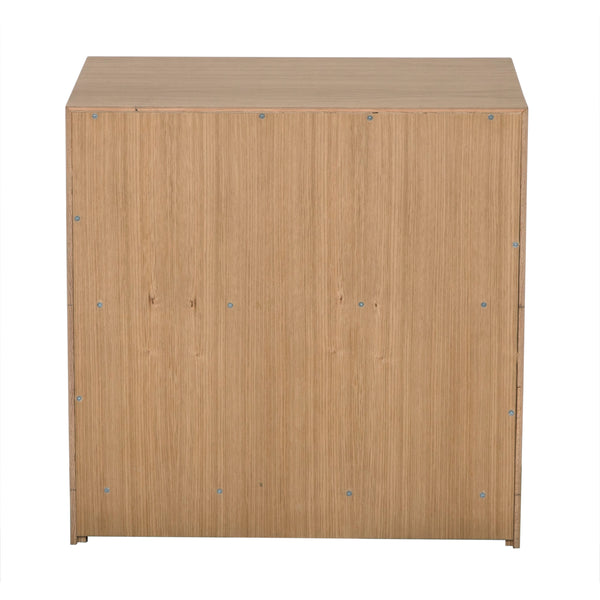 Radcliff Side Table, White Oak Veneer - 24x16x24-Blue Hand Home