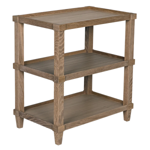 Carlsbad Side Table, straight, Oak & Oak Plywood - 28x18x30-Blue Hand Home