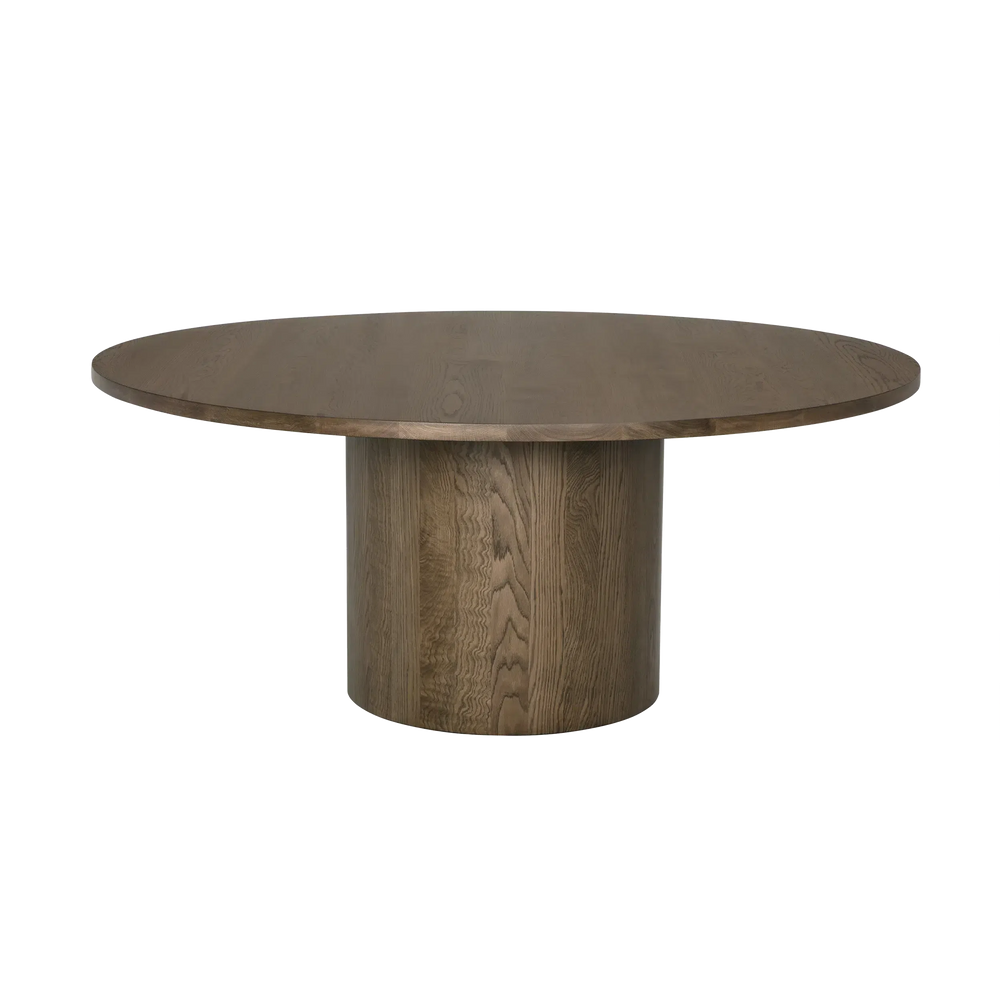 Big Sur Dining Table, 66" White Oak - 66x66x30-Blue Hand Home