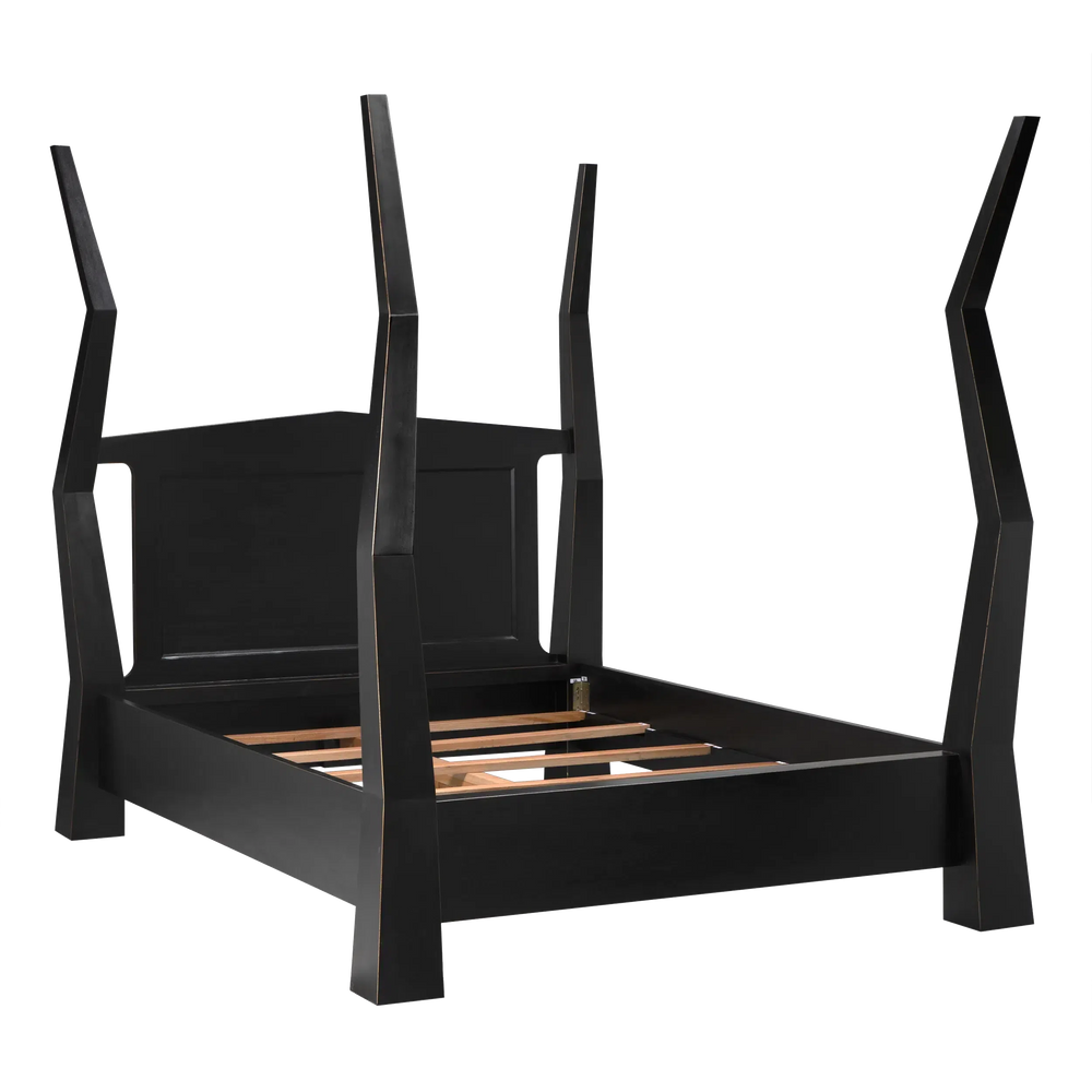 Patras Bed, Queen by Noir-Blue Hand Home