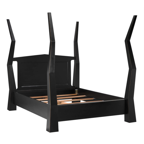 Patras Bed, Queen by Noir-Blue Hand Home