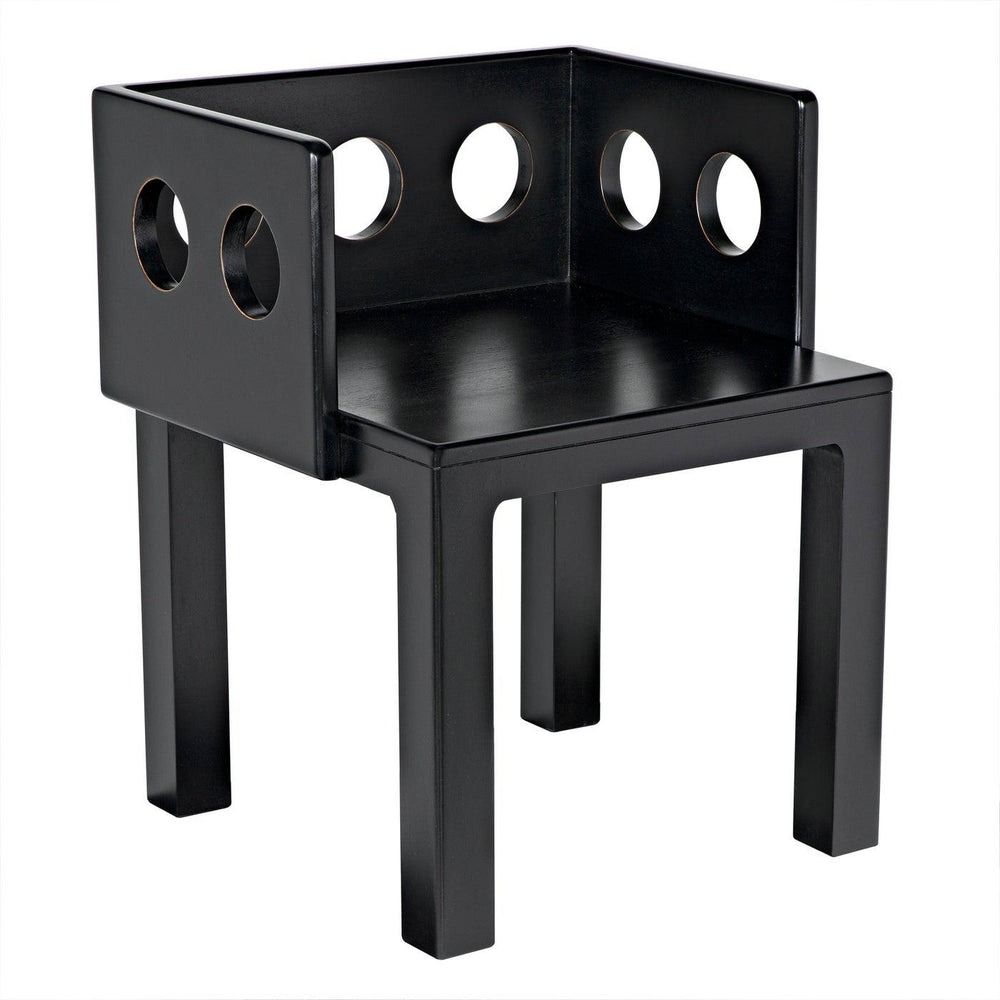 Elton Chair, Hand Rubbed Black-Noir Furniture-Blue Hand Home