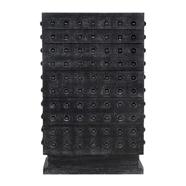 Didier Cabinet, Black Walnut-Blue Hand Home