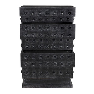 Didier Cabinet, Black Walnut-Blue Hand Home