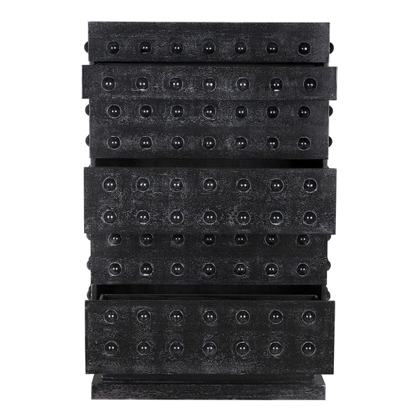 Didier Cabinet, Black Walnut-Blue Hand Home