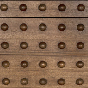 Didier Cabinet, Dark Walnut-Blue Hand Home