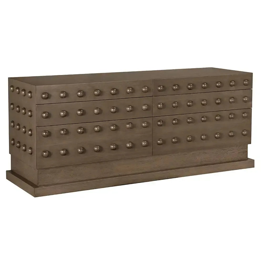 Didier Sideboard, Greige Walnut-Blue Hand Home
