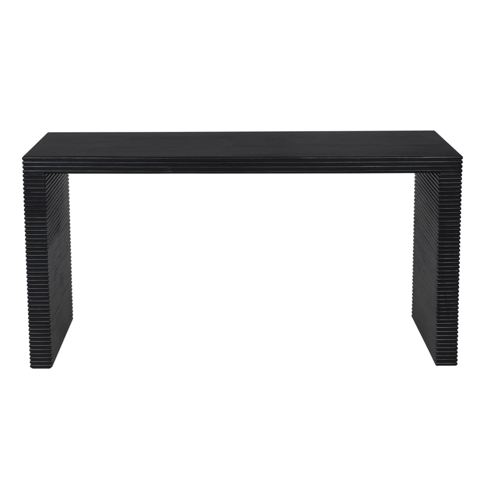 Manhattan Desk, Hand Rubbed Black by Noir-Blue Hand Home