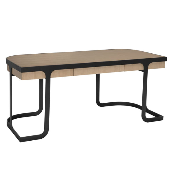 Hamilton Desk, White Oak-Blue Hand Home