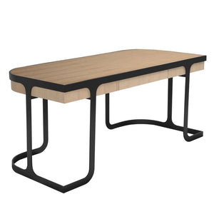 Hamilton Desk, White Oak-Blue Hand Home