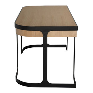 Hamilton Desk, White Oak-Blue Hand Home