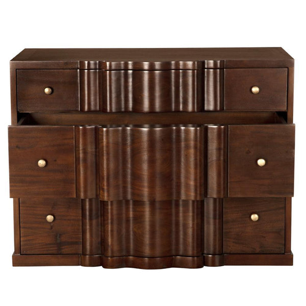 Kiss Dresser, Hand Rubbed Brown-Blue Hand Home