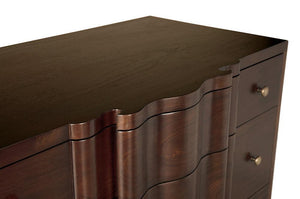 Kiss Dresser, Hand Rubbed Brown-Blue Hand Home