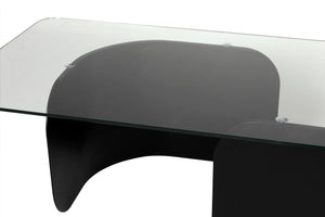 Noir Varicka Coffee Table-Blue Hand Home