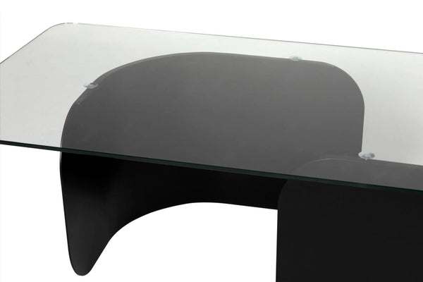 Noir Varicka Coffee Table-Blue Hand Home