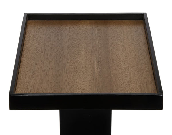 Ledge Side Table with Black Steel by Noir-Blue Hand Home