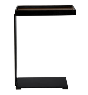 Ledge Side Table with Black Steel by Noir-Blue Hand Home