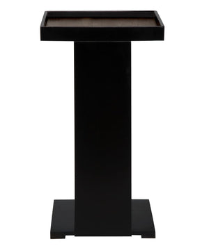 Ledge Side Table with Black Steel by Noir-Blue Hand Home