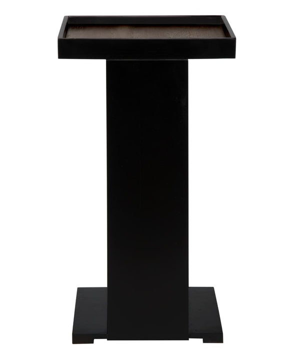 Ledge Side Table with Black Steel by Noir-Blue Hand Home