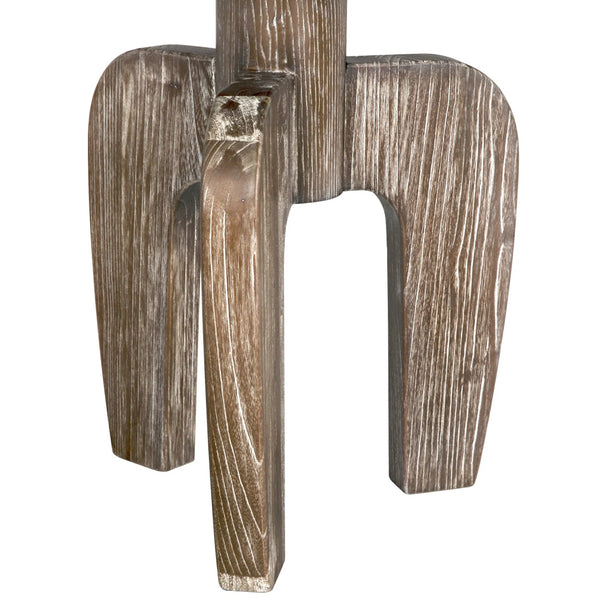 Noir New Shizue Small Side Table, Distressed Mindi-Blue Hand Home