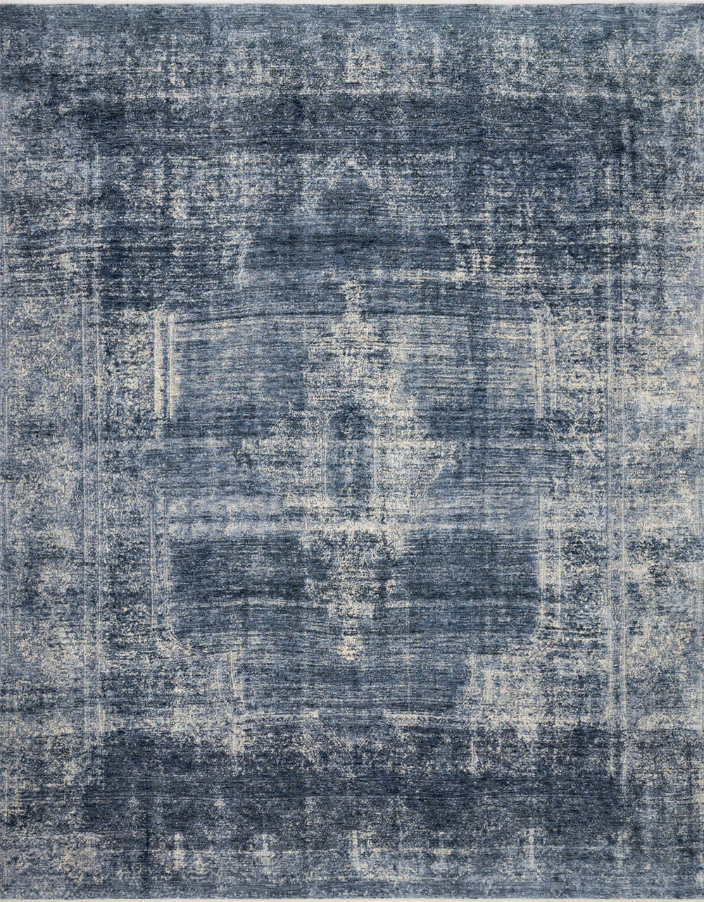 Magnolia Home by Joanna Gaines x Loloi Kennedy Rug - Denim / Denim-Blue Hand Home