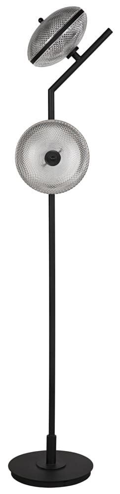 Gibson Floor Lamp, Black Steel by Noir-Blue Hand Home