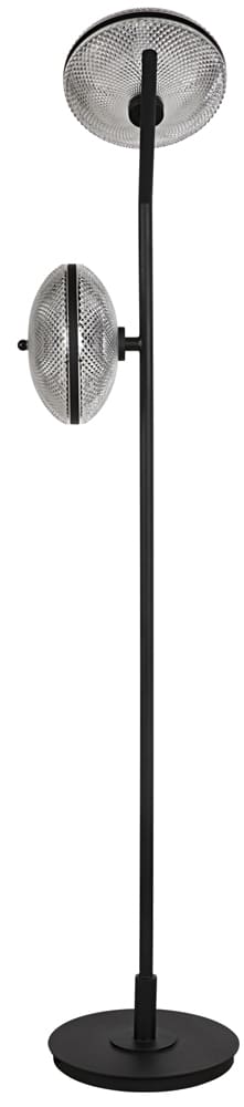 Gibson Floor Lamp, Black Steel by Noir-Blue Hand Home