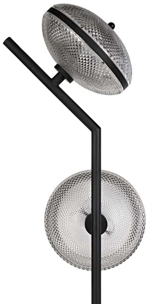 Gibson Floor Lamp, Black Steel by Noir-Blue Hand Home