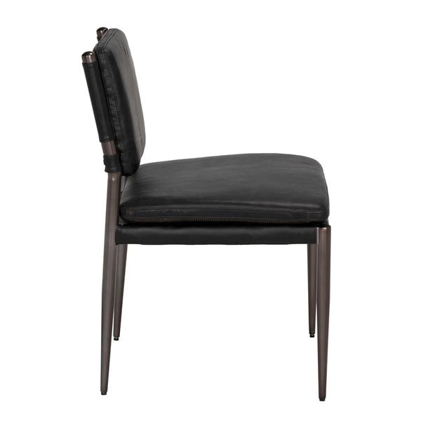 Wooster Dining Chair, Black-Blue Hand Home