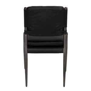 Wooster Dining Chair, Black-Blue Hand Home