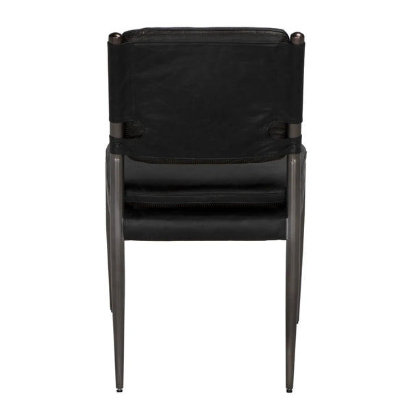 Wooster Dining Chair, Black-Blue Hand Home