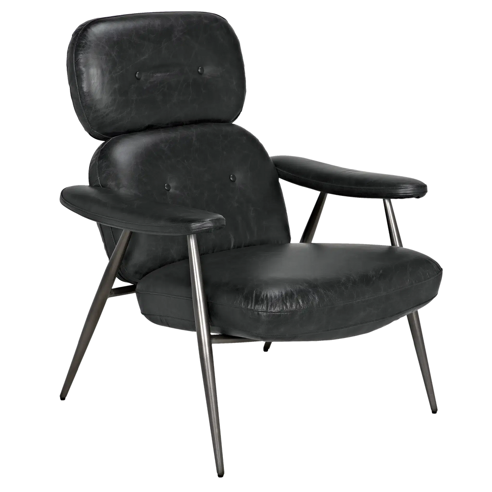 Randers Arm Chair by Noir-Blue Hand Home