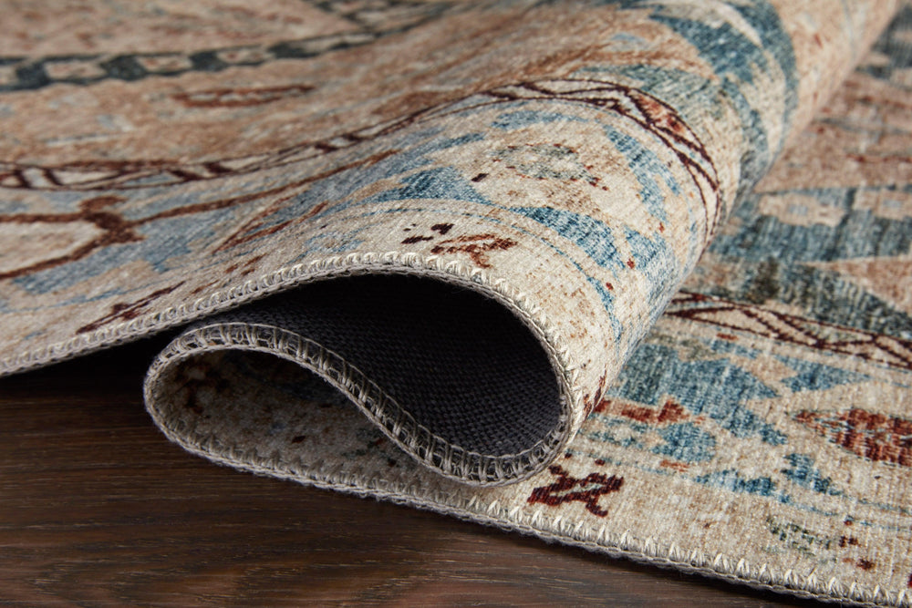 Magnolia Home by Joanna Gaines x Loloi Lenna Rug - Denim / Sand-Blue Hand Home