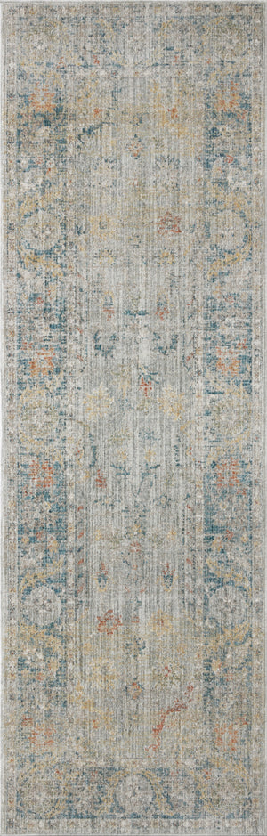 Loloi Millie Rug Collection - Slate / Multi - Magnolia Home by Joanna Gaines-Blue Hand Home