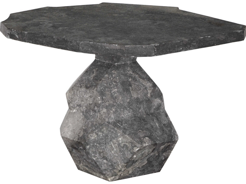 Rind Table, Black Marble-Blue Hand Home