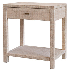 Indigo Road by Egypt Sherrod Gia Raffia Single Drawer Nightstand, 26"H, Natural