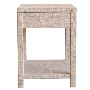 Indigo Road by Egypt Sherrod Gia Raffia Single Drawer Nightstand, 26"H, Natural