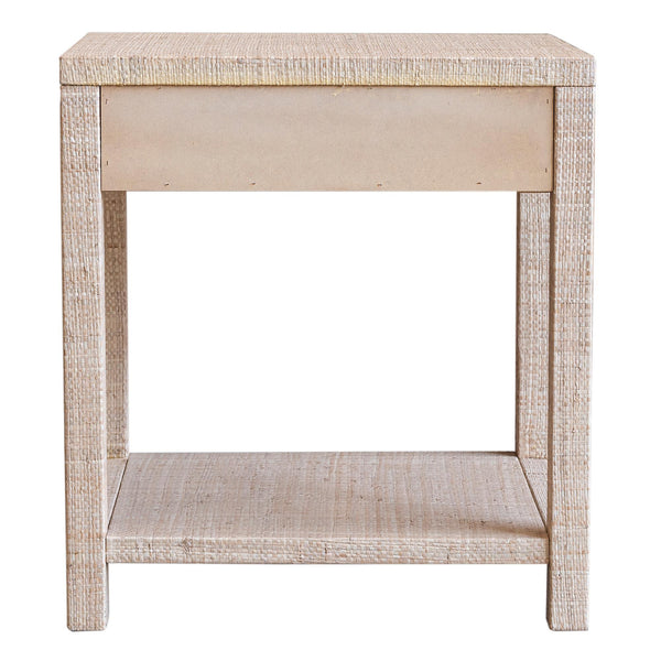 Indigo Road by Egypt Sherrod Gia Raffia Single Drawer Nightstand, 26"H, Natural
