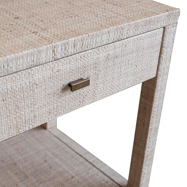 Indigo Road by Egypt Sherrod Gia Raffia Single Drawer Nightstand, 26"H, Natural