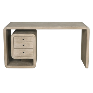 Reclaimed Lumber, Infinity Desk - 60x26x30-Blue Hand Home