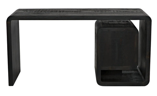 Reclaimed Lumber, Infinity Desk - 60x26x30-Blue Hand Home