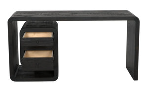 Reclaimed Lumber, Infinity Desk - 60x26x30-Blue Hand Home