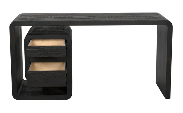 Reclaimed Lumber, Infinity Desk - 60x26x30-Blue Hand Home