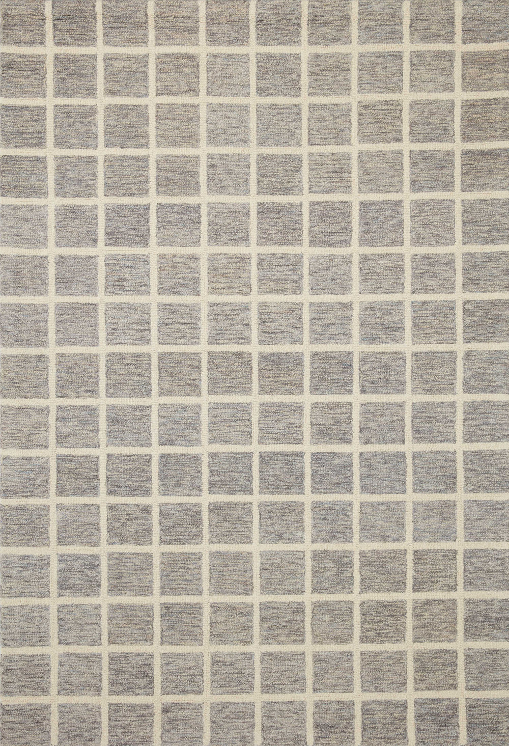 Chris Loves Julia x Loloi Polly Rugs - Slate / Ivory-Blue Hand Home