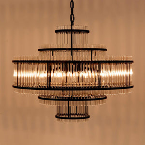 Rowan Chandelier-Noir Furniture-Blue Hand Home