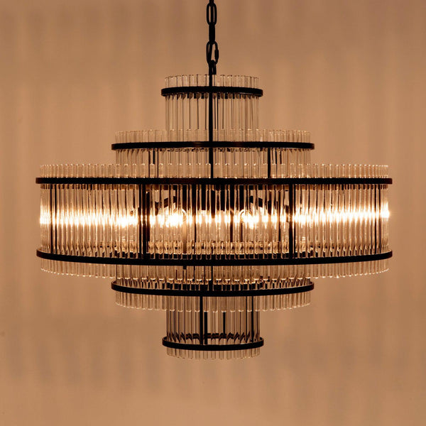 Rowan Chandelier-Noir Furniture-Blue Hand Home