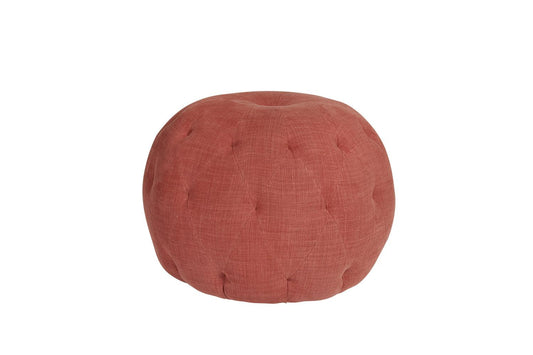 Cisco Home Pouf Round Ottoman - See All Sizes-Blue Hand Home