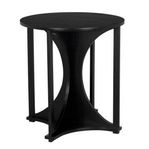 Tracy Side Table, RO, Black - 26x26x28-Blue Hand Home