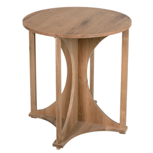 Tracy Side Table, RO, Chai - 26x26x28-Blue Hand Home